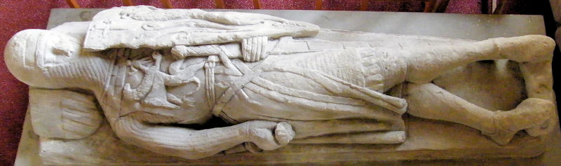 Hughenden St Michael and All Angels knight 1285 C16 alteration or fake